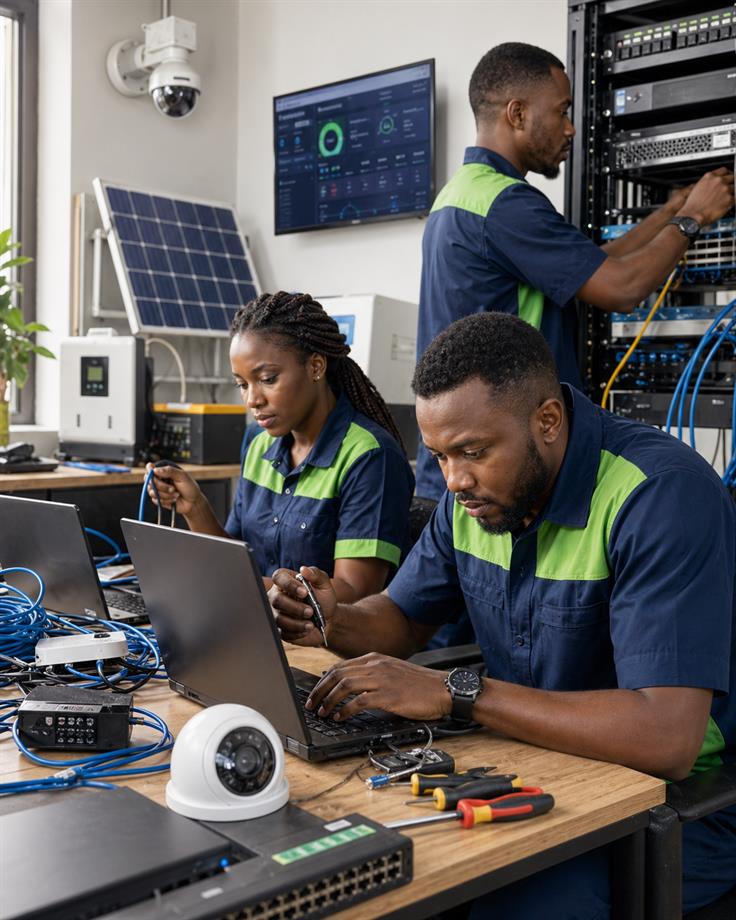 MONLINK ICT AND POWER SOLUTION technicians